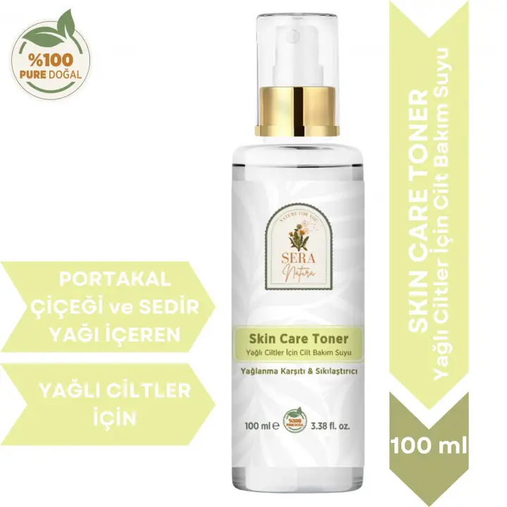 Skin Care Toner - Yağlı Ciltler İçin Cilt Bakım Suyu