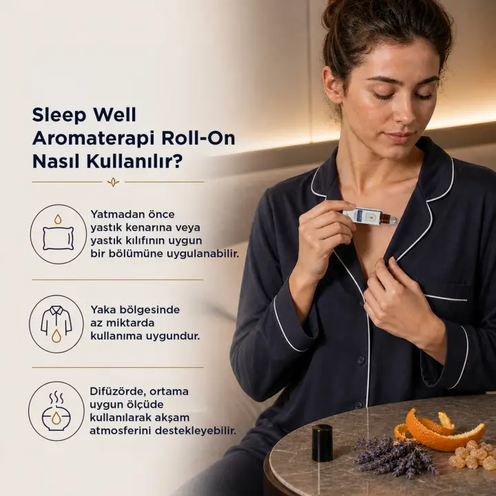Sleep Well Aromaterapi Roll-On 10 ml %100 Doğal