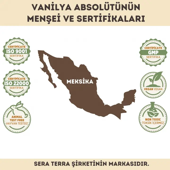 Vanilya Absolute Uçucu Yağı 5 ml %100 Saf
