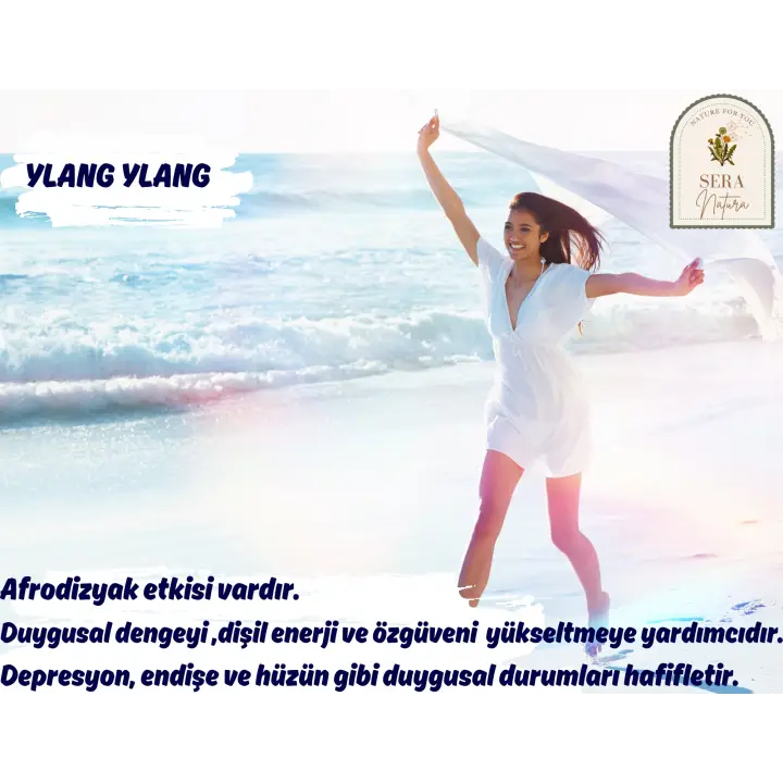 Ylang Ylang Uçucu Yağı 5 ml. %100 Saf