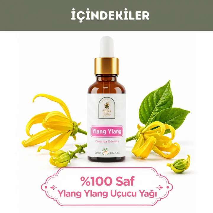 Ylang Ylang Uçucu Yağı 5 ml. %100 Saf