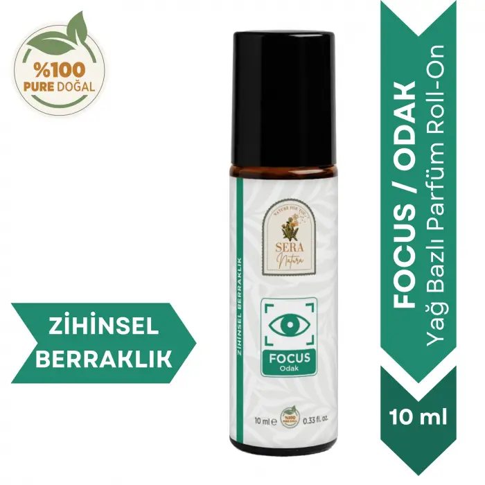 Focus Odak Yağ Bazlı Parfüm Roll-On 10 ml