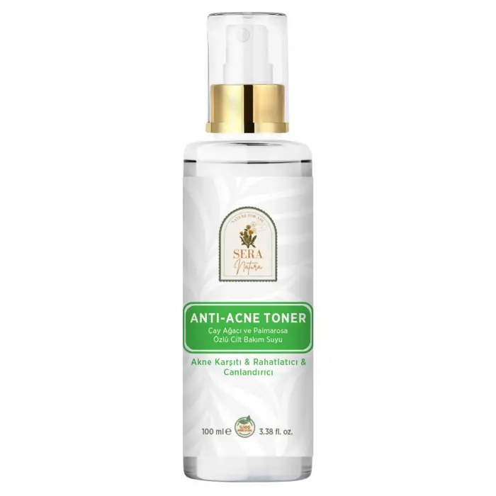 ANTI-ACNE TONER Çay Ağacı ve Palmarosa Özlü Cilt Bakım Suyu