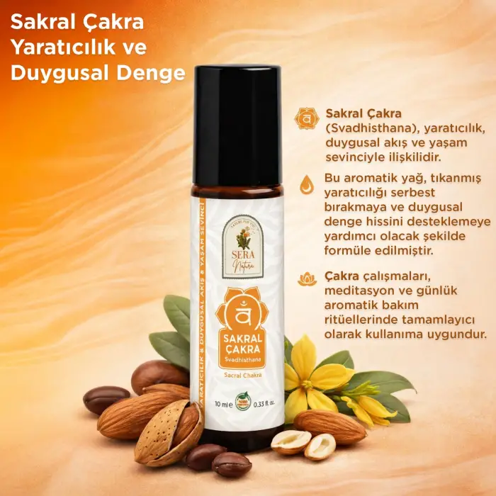 Aromaterapi 7 Çakra Yağ Seti 7 x 10 ml Ritüel Seti