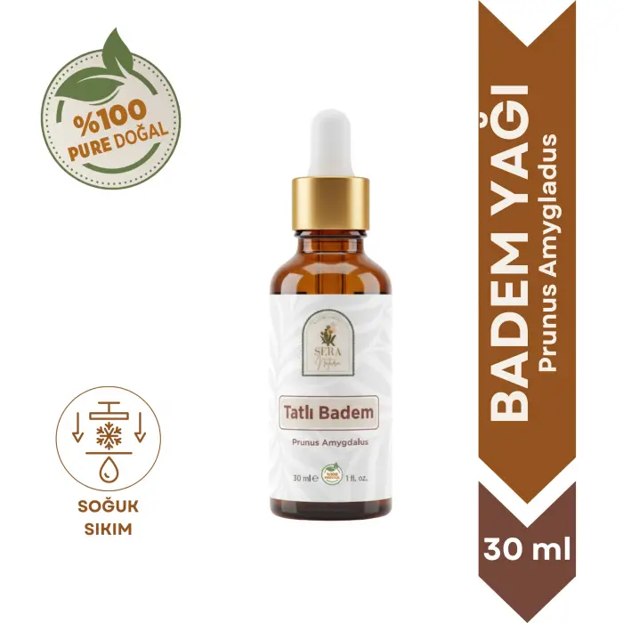 Badem Yağı 30 ml. %100 Saf