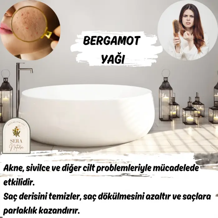 Bergamot Uçucu Yağı 5 ml. %100 Saf