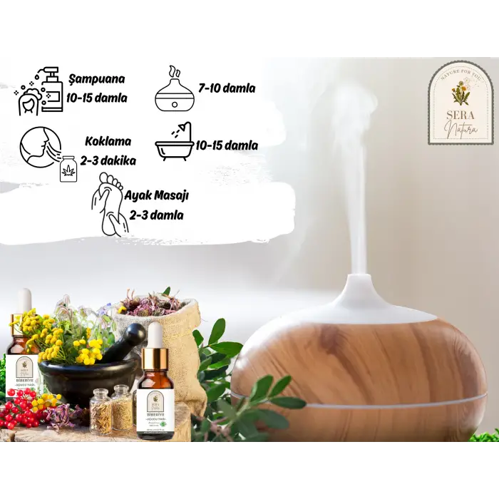 Biberiye Uçucu Yağı 10 ml. %100 Saf