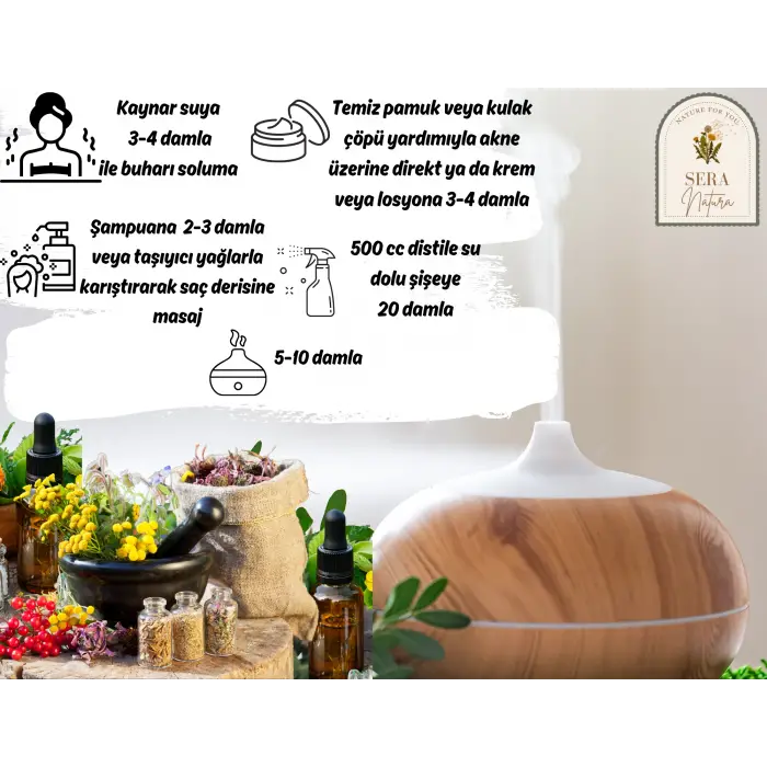 Çay Ağacı Uçucu Yağı 10 ml. %100 Saf