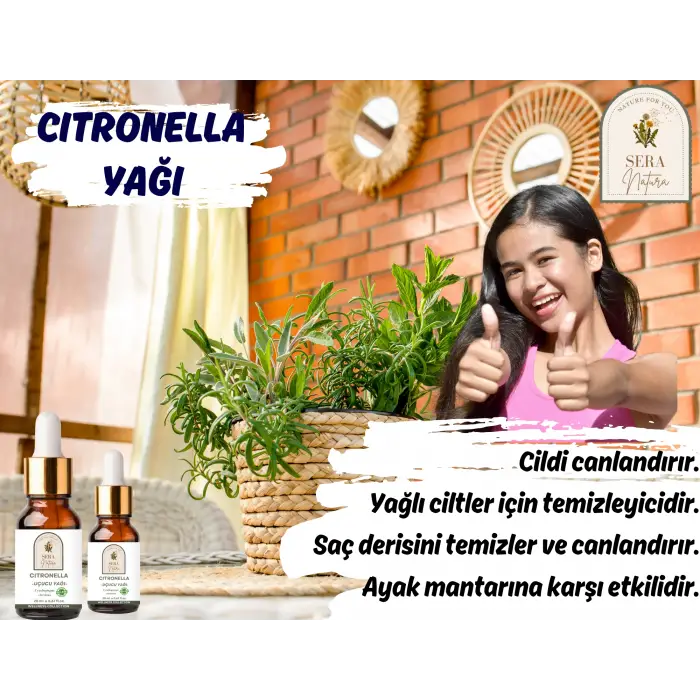 Citronella Uçucu Yağı 10 ml. %100 Saf