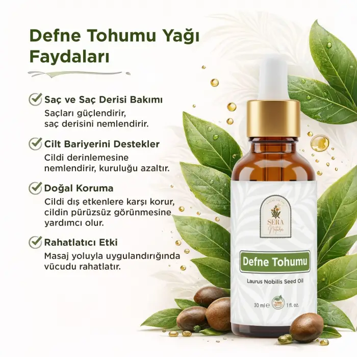 Defne Tohumu Yağı 30 ml %100 Saf