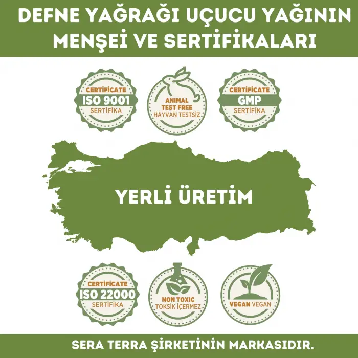 Defne Yaprağı Uçucu Yağı 5 ml %100 Saf
