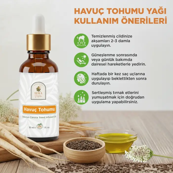 Havuç Tohumu Yağı 30 ml %100 Saf
