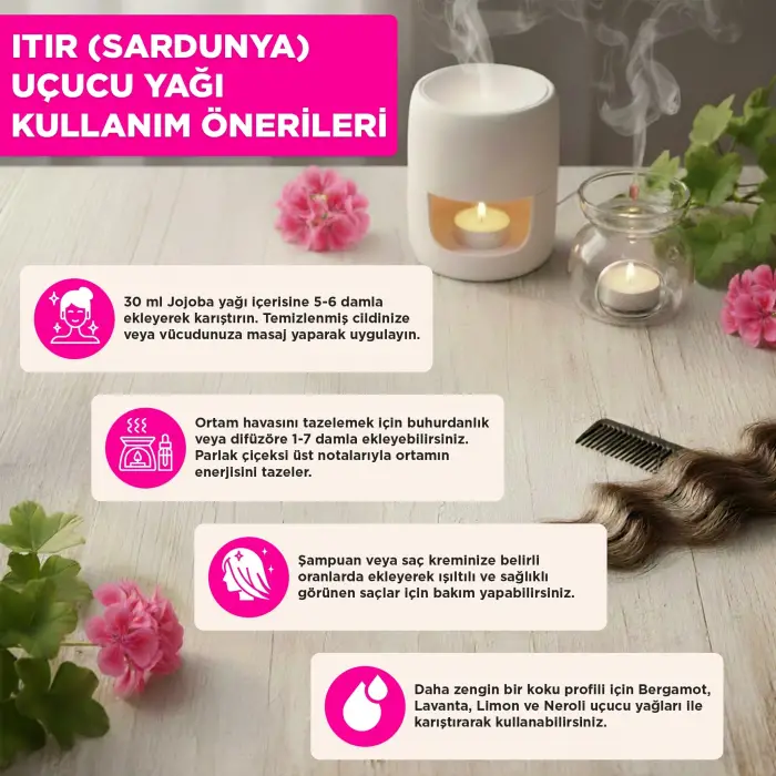 Itır (Sardunya) Uçucu Yağı 5 ml %100 Saf