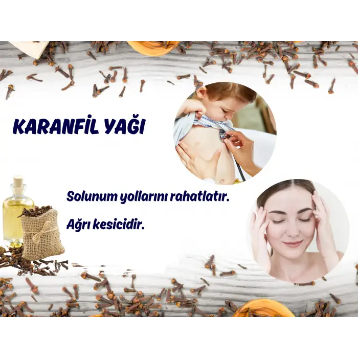 Karanfil Uçucu Yağı 10 ml. %100 Saf