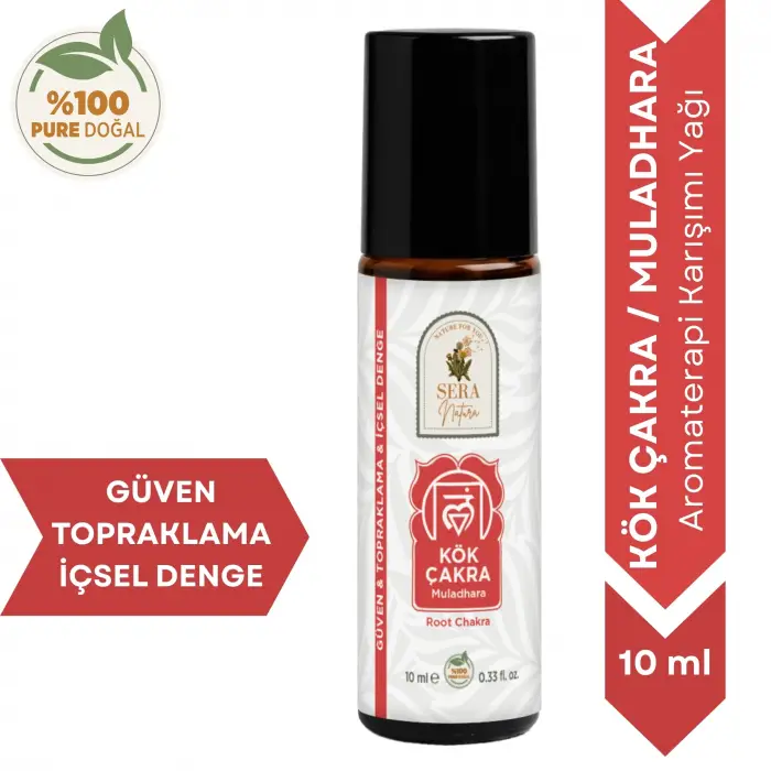 Kök Çakra Yağı (Muladhara) Aromaterapi Yağ Karışımı 10 ml