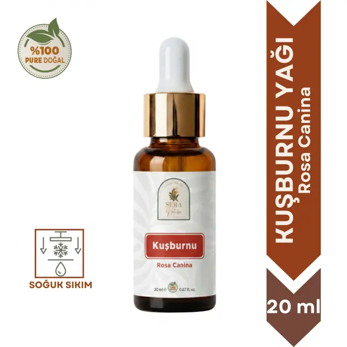 Kuşburnu Yağı 20 ml. %100 Saf