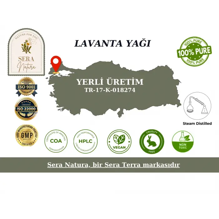 Lavanta Uçucu Yağı 20 ml. %100 Saf