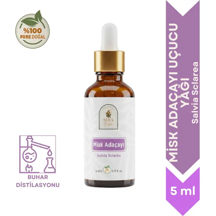 Misk Adaçayı Uçucu Yağı 5 ml. %100 Saf