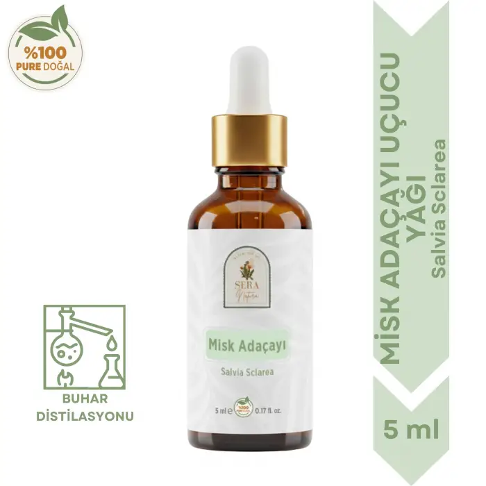 Misk Adaçayı Uçucu Yağı 5 ml. %100 Saf