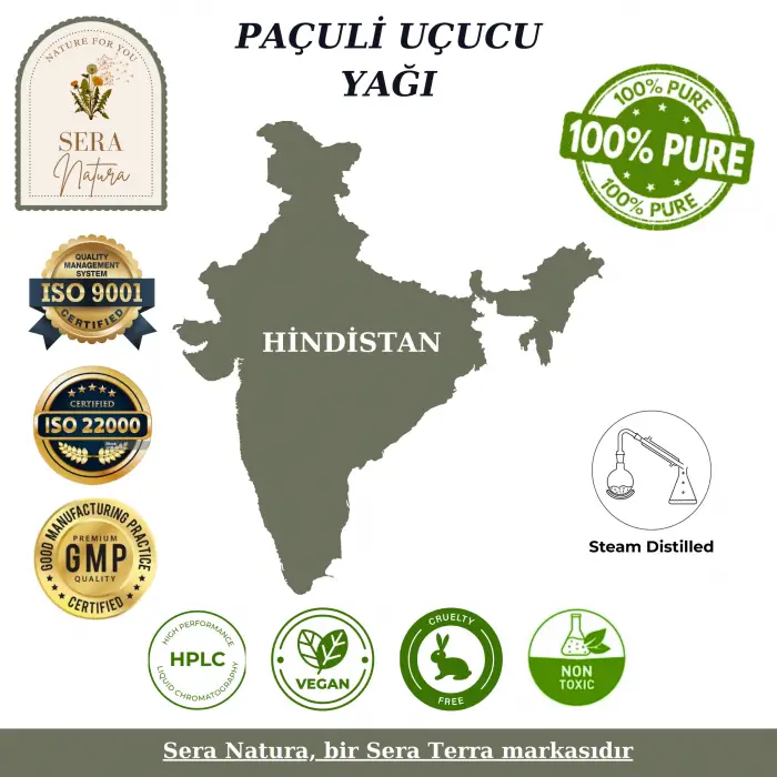 Paçuli Uçucu Yağı 5 ml. %100 Saf