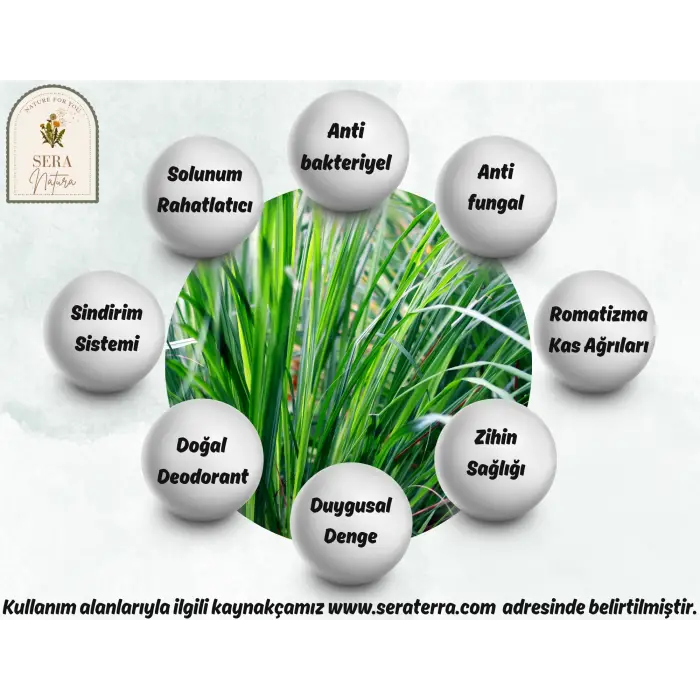 Palmarosa Uçucu Yağı 5 ml. %100 Saf