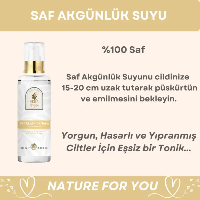 Saf Akgünlük (Frankincense) Suyu Anti-Aging & Sıkılaştırıcı Cilt Bakım Toniği 100 ml. %100 Saf