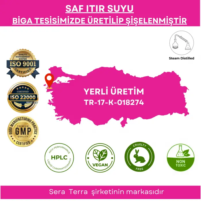 Saf Itır Suyu Nem Dengeleyici Cilt Toniği 100 ml. %100 Saf