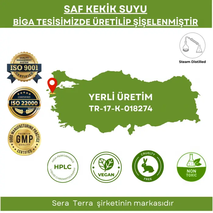 Saf Kekik Suyu Kepek Önleyici & Cilt Yenileyici Saç ve Cilt Toniği 100 ml. %100 Saf