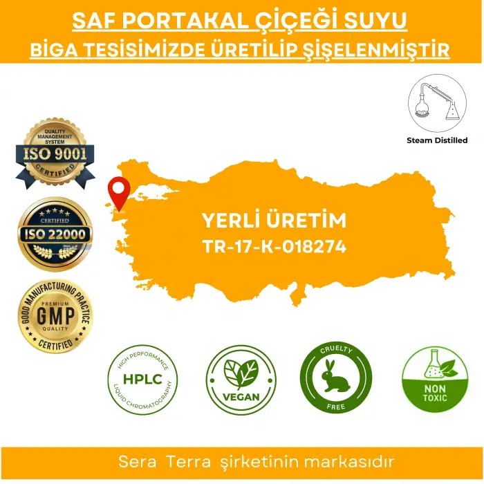 Saf Portakal Çiçeği Suyu Anti-Aging Cilt Toniği 100 ml. %100 Saf