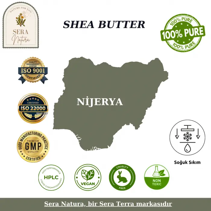 Shea Butter Yağı 210 ml. %100 Saf