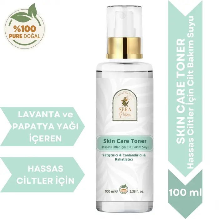 Skin Care Toner - Hassas Ciltler İçin Cilt Bakım Suyu