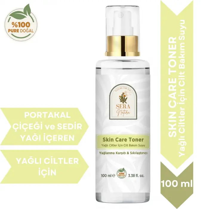 Skin Care Toner - Yağlı Ciltler İçin Cilt Bakım Suyu
