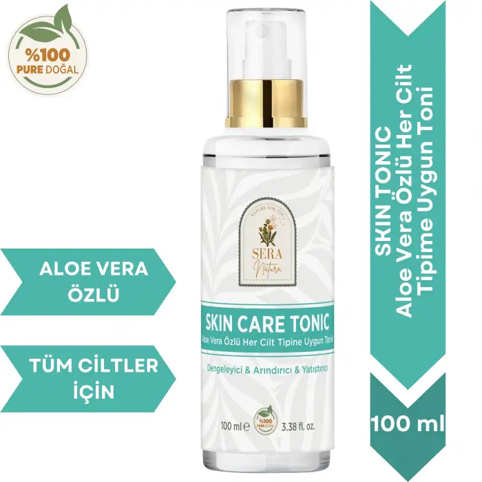 SKIN CARE TONIC Aloe Vera Özlü Her Cilt Tipine Uygun Tonik 100 ml