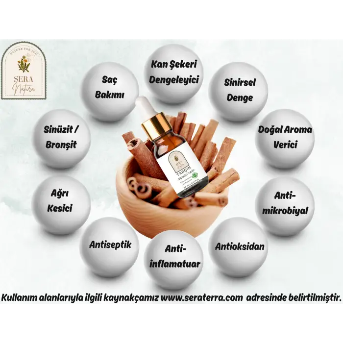 Tarçın Uçucu Yağı 5 ml. %100 Saf