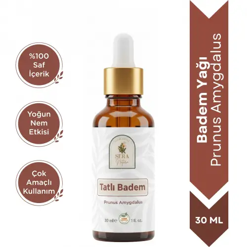 Badem Yağı 30 ml. %100 Saf