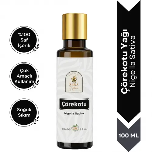 Çörekotu Yağı 100 ml %100 Saf ve Doğal Soğuk Sıkım