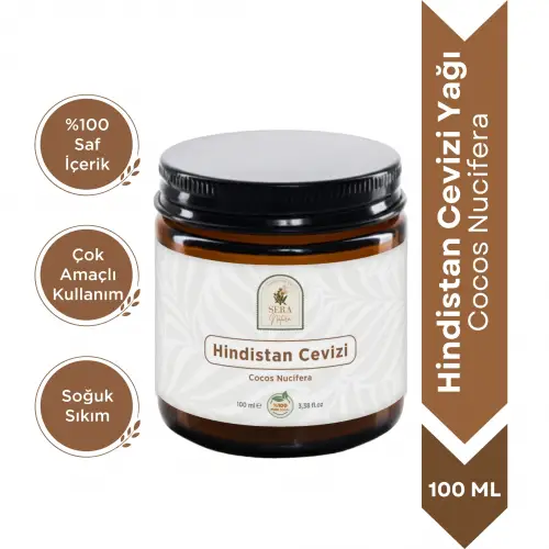 Hindistan Cevizi Yağı 100 ml %100 Saf