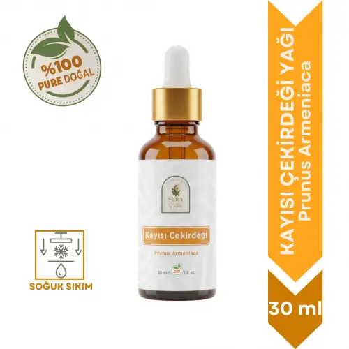 Kayısı Çekirdeği Yağı 30 ml. %100 Saf