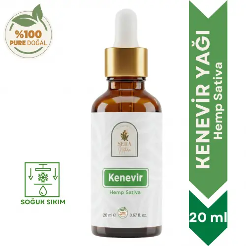 Kenevir Yağı 20 ml. %100 Saf