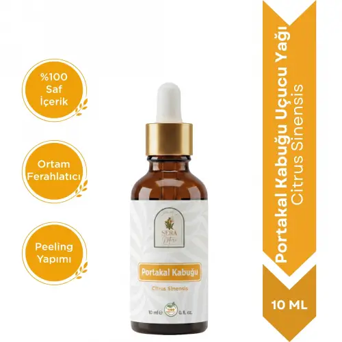 Portakal Kabuğu Uçucu Yağı 10 ml. %100 Saf