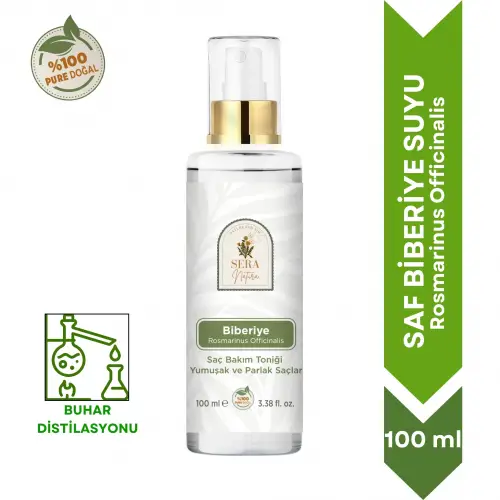 Saf Biberiye Suyu Saç Bakım Toniği 100 ml. %100 Saf