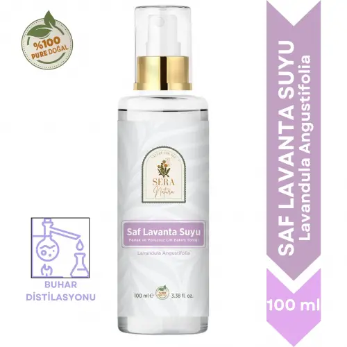 Saf Lavanta Suyu Cilt Bakım Toniği 100 ml. %100 Saf