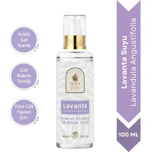 Saf Lavanta Suyu Cilt Bakım Toniği 100 ml. %100 Saf
