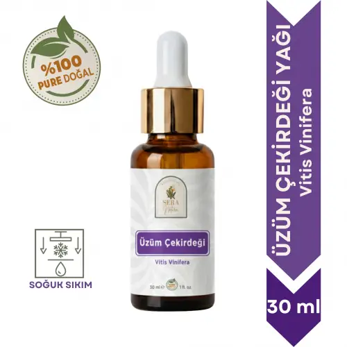 Üzüm Çekirdeği Yağı 30 ml. %100 Saf