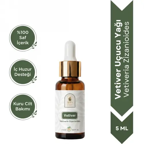 Vetiver Uçucu Yağı 5 ml. %100 Saf