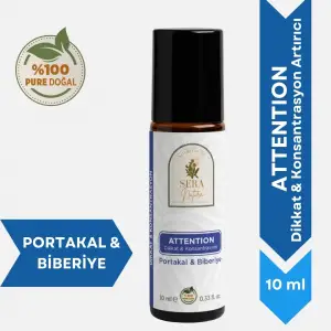 ATTENTION Dikkat & Konsantrasyon Arttırıcı Aromaterapik Yağ 10 ml. %100 Saf