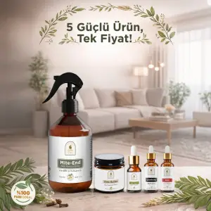 Süper 5’li Doğal Yağ ve Akar Kovucu Sprey  Özel Seti