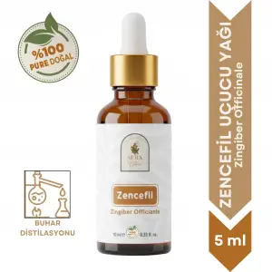 Zencefil Uçucu Yağı 5 ml. %100 Saf
