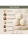 %100 El Yapımı Doğal Keçe Kurutma Topu 3 Adet – 50 Gr( 7-8 cm) Uzun Ömürlü ve Kimyasal İçeriksiz