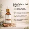 Keten Tohumu Yağı 50 ml – %100 Doğal Omega 3 Kaynağı